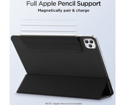 Husa Tableta TPU ESR REBOUND MAGNETIC pentru Apple iPad Pro 11 (2018) / Apple iPad Pro 11 (2020), Neagra