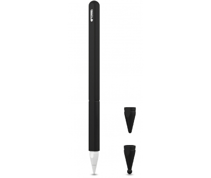 Husa TECH-PROTECT SMOOTH pentru Apple Pencil 2, Neagra