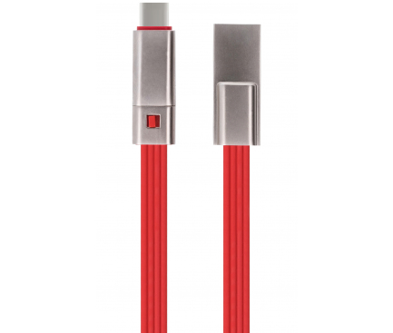 Cablu Date si Incarcare USB la USB Type-C Forever Repairable, 1.5A, 1.5 m, Rosu