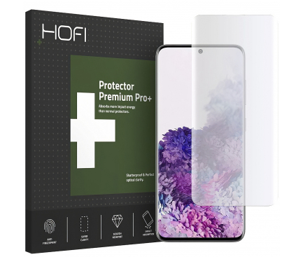 Folie Protectie Ecran HOFI pentru Samsung Galaxy S20 G980 / Samsung Galaxy S20 5G G981, Sticla securizata, UV Glass, Full Face, Full Glue