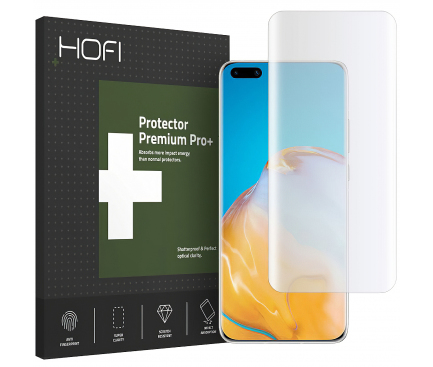 Folie Protectie Ecran HOFI pentru Huawei P40 Pro, Sticla securizata, UV Glass, Full Face, Full Glue, Blister 