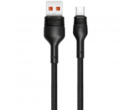 Cablu Date si Incarcare USB-A - microUSB XO Design NB55, 40W, 1m, Negru