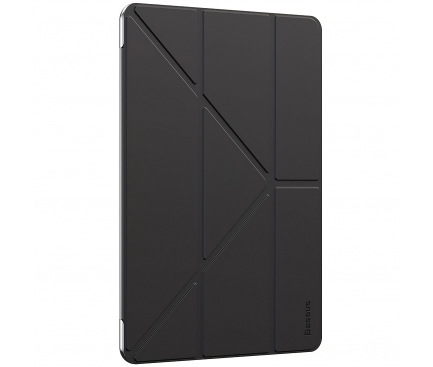 Husa Tableta TPU Baseus Jane Smart Cover pentru Apple iPad 10.2 (2019) / Apple iPad 10.2 (2020), Neagra, Blister LTAPIPD-G01 