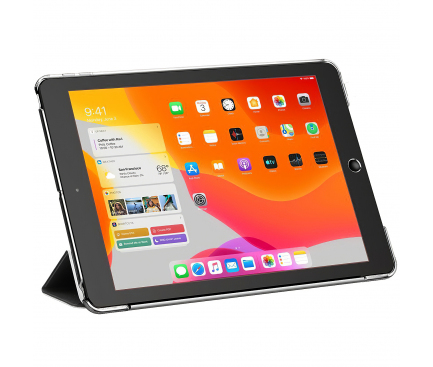 Husa Tableta TPU Baseus Jane Smart Cover pentru Apple iPad 10.2 (2019) / Apple iPad 10.2 (2020), Neagra, Blister LTAPIPD-G01 