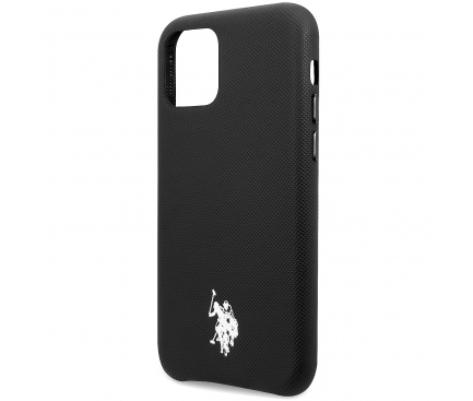 Husa TPU U.S. Polo Wrapped pentru Apple iPhone 11, Neagra USHCN61PUBK