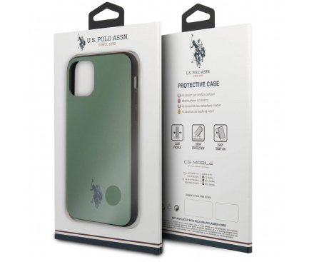 Husa TPU U.S. Polo Wrapped pentru Apple iPhone 11, Verde USHCN61PUGN