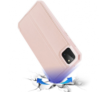 Husa Piele DUX DUCIS Skin X pentru Samsung Galaxy Note 10 Lite N770, Roz