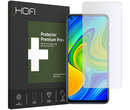 Folie Protectie Ecran HOFI pentru Xiaomi Redmi Note 9, Plastic, PRO+