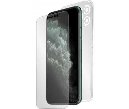 Folie Protectie Fata si Spate Alien Surface pentru Apple iPhone 11 Pro Max, Silicon, Full Cover, Auto-Heal