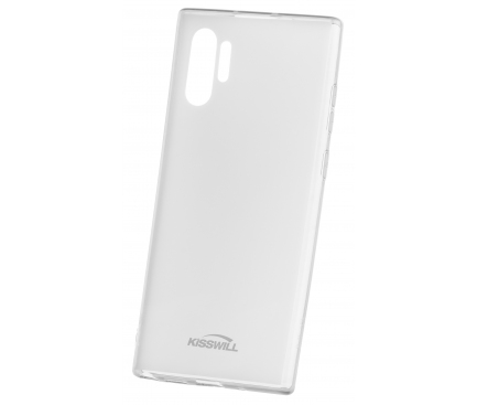 Husa TPU Kisswill pentru Xiaomi Redmi Note 9 Pro, Transparenta, Blister 