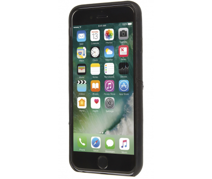 Husa Piele DECODED pentru Apple iPhone 6 / Apple iPhone 6s / Apple iPhone 7 / Apple iPhone 8 / Apple iPhone SE (2020), Neagra, Bulk D6IPO7BC3BK 