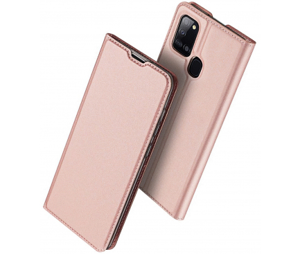 Husa Poliuretan DUX DUCIS SKIN PRO pentru Samsung Galaxy A21s, Roz Aurie