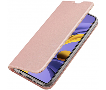Husa Poliuretan DUX DUCIS SKIN PRO pentru Samsung Galaxy A41, Roz Aurie, Blister 