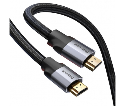 Cablu Audio si Video HDMI la HDMI Baseus Enjoyment 4K, 5 m, Gri CAKSX-E0G
