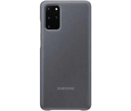 Husa Plastic Samsung Galaxy S20 Plus G985 / Samsung Galaxy S20 Plus 5G G986, Clear View, Gri EF-ZG985CJEGEU