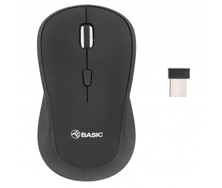 Mouse wireless Tellur Basic, 112 x 58mm, Negru TLL491021