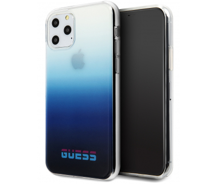Husa TPU Guess California pentru Apple iPhone 11 Pro, Albastra, Blister GUHCN58DGCNA 