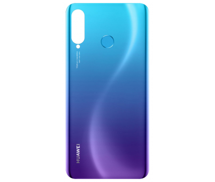Capac Baterie - Senzor Amprenta Huawei P30 lite, Bleu, Swap (Versiune 48MP)