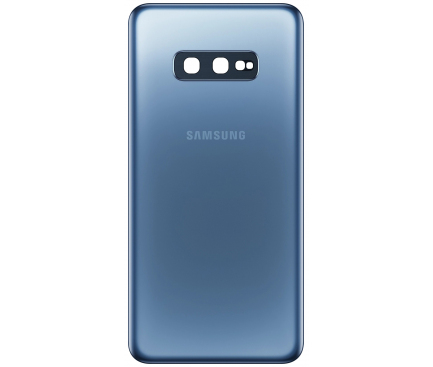 Capac Baterie - Geam Camera Spate Samsung Galaxy S10e G970, Albastru, Swap 