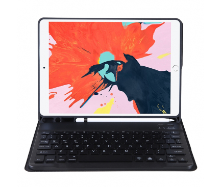 Husa cu Tastatura pentru Apple iPad Pro 11 (2021) / Pro 11 (2020) / Pro 11 (2018), OEM, Candy, Neagra