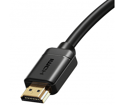 Cablu Audio si Video HDMI la HDMI Baseus 4K, 60Hz, 3D, HDR, 18Gbps, 2 m, Negru CAKGQ-B01