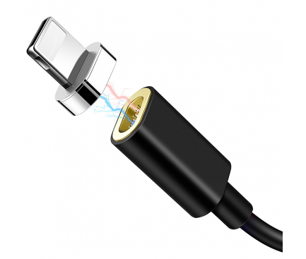 Cablu Incarcare USB - Lightning / USB Type-C / MicroUSB McDodo Suspending 3in1 Magnetic, 1.5 m, Negru CA-5500