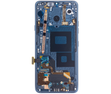 Display - Touchscreen LG G7 ThinQ, Cu Rama, Albastru 
