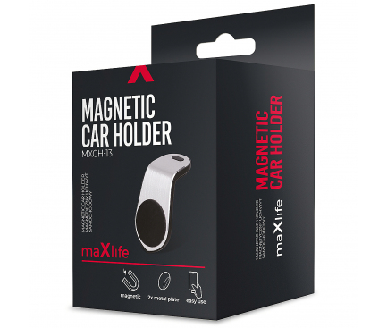 Suport Auto Universal MaXlife pentru MXCH-13, Magnetic, Negru