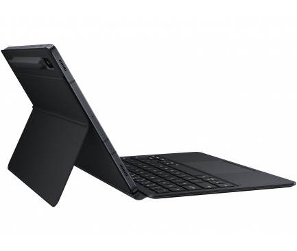 Husa Tableta Samsung cu tastatura Samsung Galaxy Tab S7 / Samsung Galaxy Tab S8, Neagra EF-DT970UBEGEU