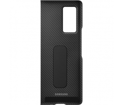 Husa Piele Samsung Galaxy Fold 2 F916, Aramid Standing, Verde, Blister EF-XF916SGEGWW 