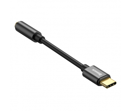 Adaptor Audio USB-C - 3.5mm Baseus L54, Negru CATL54-01