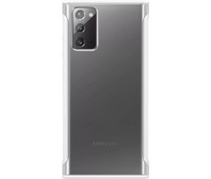 Husa Samsung Galaxy Note 20 N980 / Samsung Galaxy Note 20 5G N981, Clear Protective, Alba EF-GN980CWEGEU