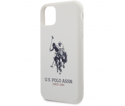 Husa pentru Apple iPhone 11 Pro, U.S. Polo, Big Horse, Alba USHCN58SLHRWH