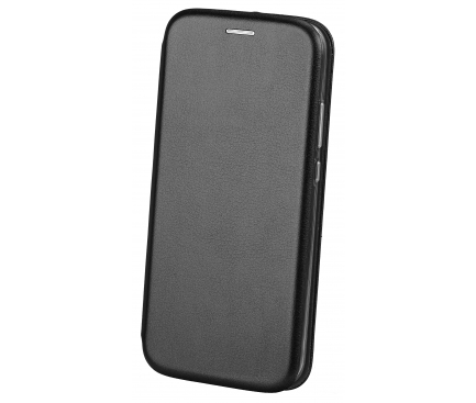 Husa Piele OEM Elegance pentru Samsung Galaxy A41, Neagra