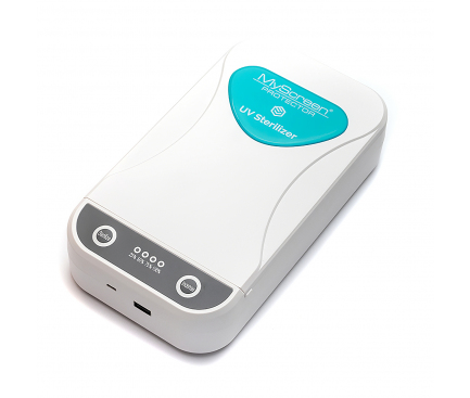 Sterilizator UV MyScreen Protector, UV-C, Incarcare USB, Functie Odorizant, Alb