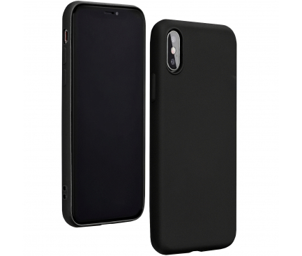 Husa pentru Huawei Y5p, Forcell, Silicone, Neagra