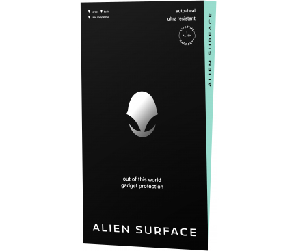 Folie Protectie Ecran Alien Surface pentru Apple iPhone X, Silicon, Full Face, Auto-Heal