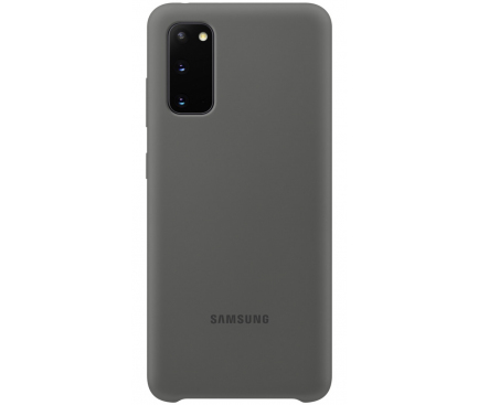 Husa TPU Samsung Galaxy S20 G980 / Samsung Galaxy S20 5G G981, Gri EF-PG980TJEGEU