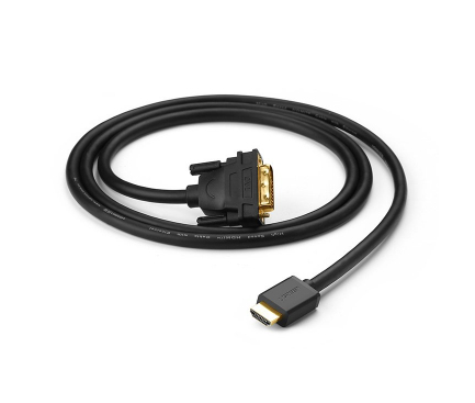 Cablu Audio si Video HDMI la DVI UGREEN 4K, 60Hz, 30AWG, 1 m, Negru, Blister 