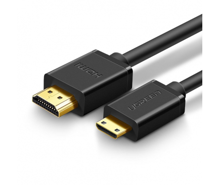 Cablu Audio si Video miniHDMI la HDMI UGREEN HD127, 1.5 m, Negru