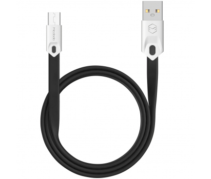 Cablu Date si Incarcare USB la MicroUSB McDodo Gorgeous CA-0834, 2.4A, 1 m, Negru