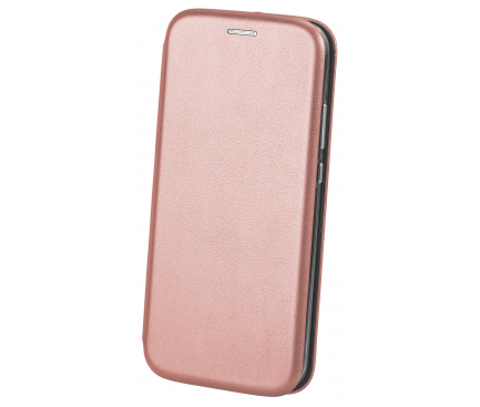 Husa Piele OEM Elegance pentru Huawei P40 lite, Roz Aurie