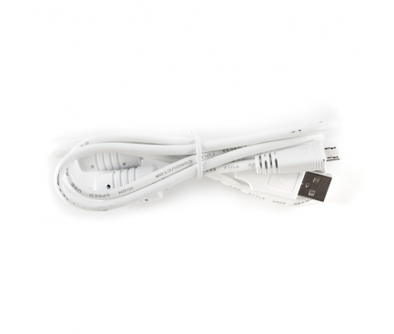 Cablu Date si Incarcare USB la MicroUSB OEM Universal, 0.7m, Alb