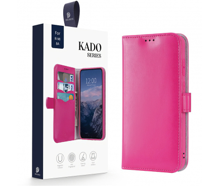Husa Piele DUX DUCIS Kado Wallet pentru Xiaomi Redmi 8A, Roz