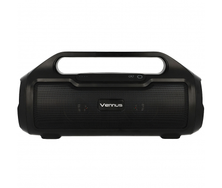 Boxa portabila Bluetooth Vennus TWS BM02, cu Radio, Negru