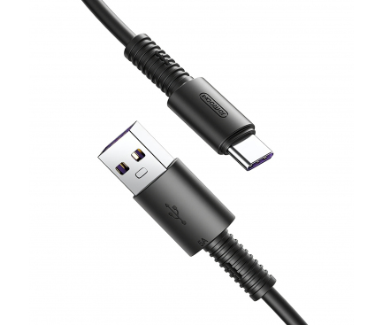 Cablu Date si Incarcare USB la USB Type-C Joyroom S-M406 Rebar, 5A, 1 m, Negru