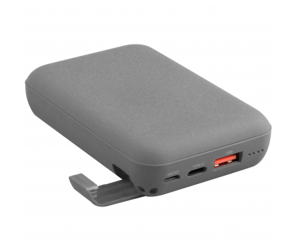 Baterie Externa Powerbank UNIQ Hyde, 10000 mA, Power Delivery + Quick Charge 3, 18W, 1 x USB - USB Type-C, Gri