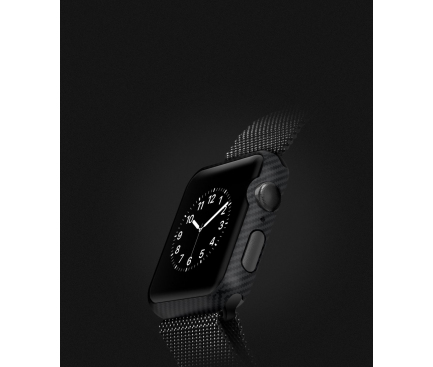 Husa Pitaka Air Case pentru Apple Watch 40mm Series, Neagra KW1001A