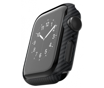 Husa Pitaka Air Case pentru Apple Watch 40mm Series, Neagra KW1001A