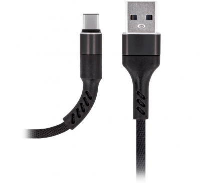 Cablu Date si Incarcare USB la USB Type-C MaXlife MXUC-01, 1 m, Negru